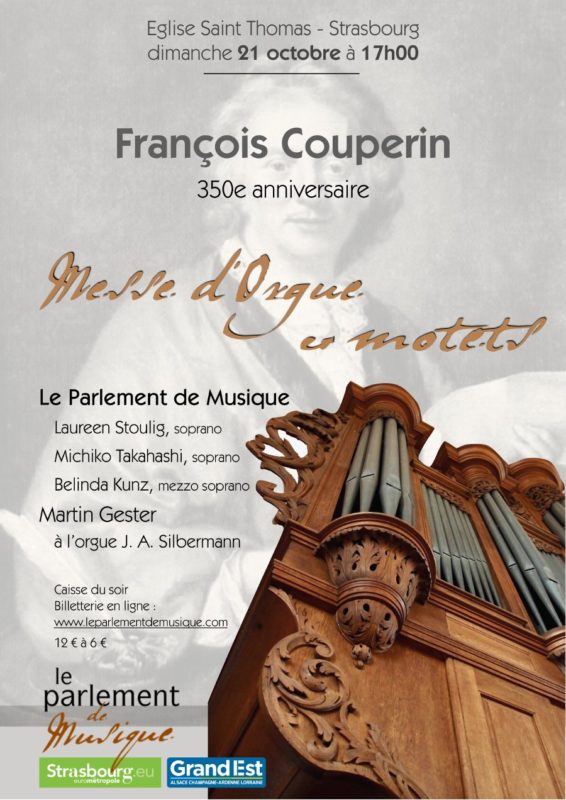 Messe d’orgue – François Couperin 350e anniversaire