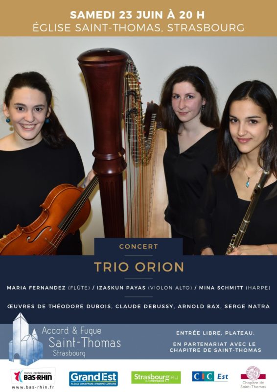 Concert Trio Orion Strasbourg
