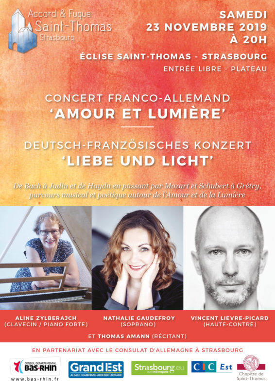 Concert gratuit Strasbourg "Amour et Lumière"