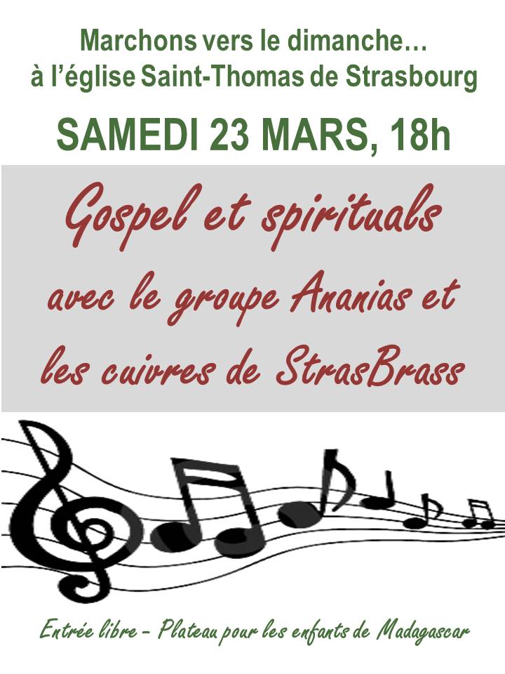 Gospel et spirituals avec Ananias et Strasbass