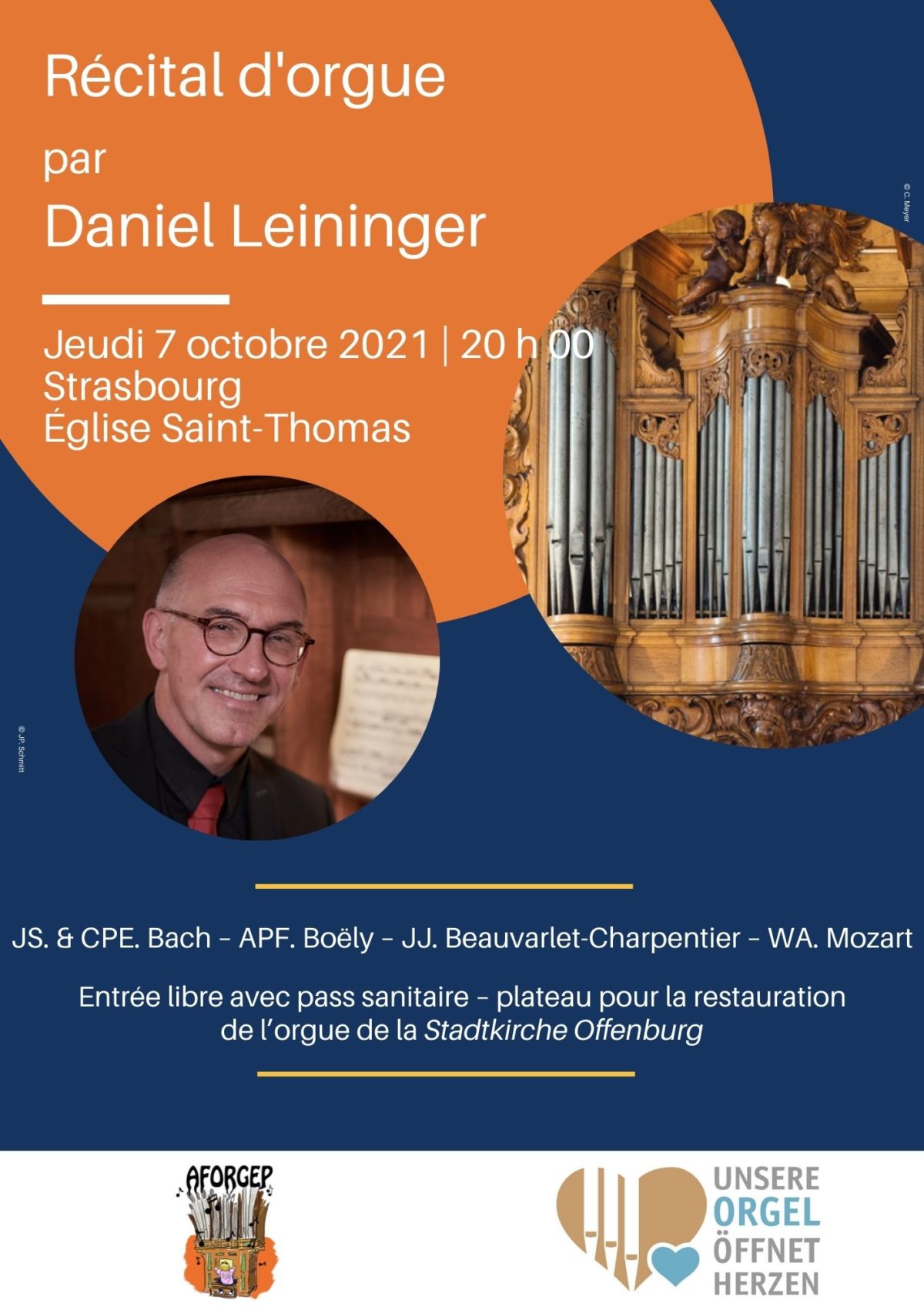 Récital d'orgue Strasbourg église Saint Thomas