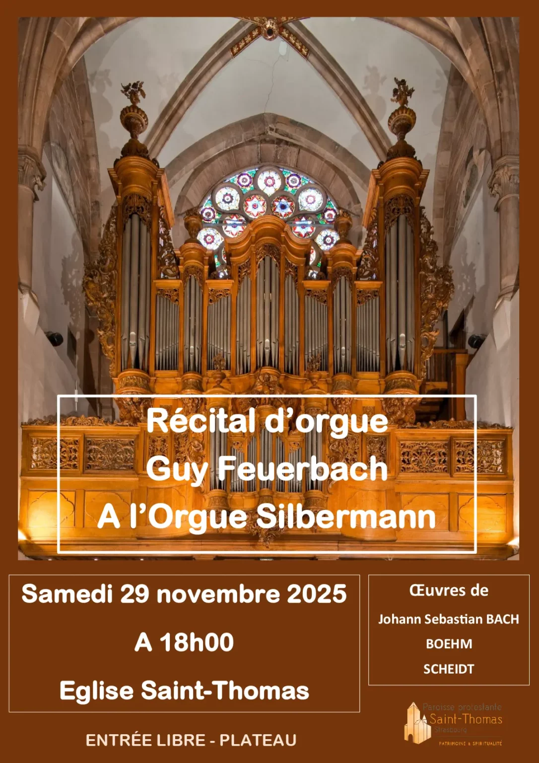 Récital d'orgue Guy Feuerbach