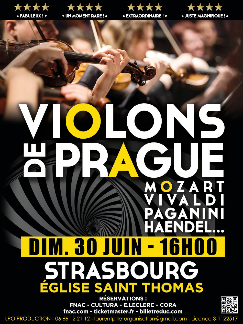 Concert Violons de Prague Strasbourg