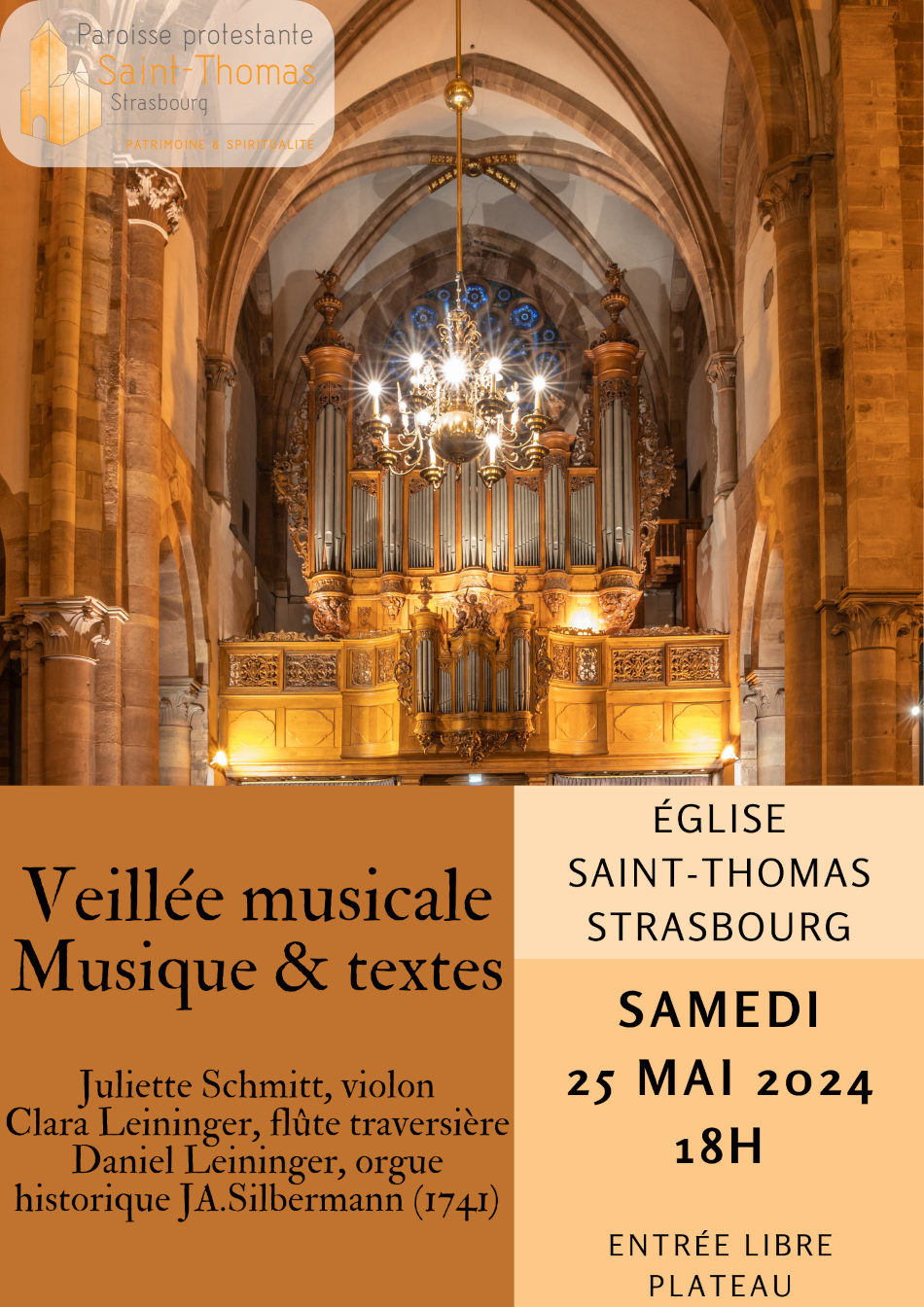 Veillée musicale Saint-Thomas Strasbourg