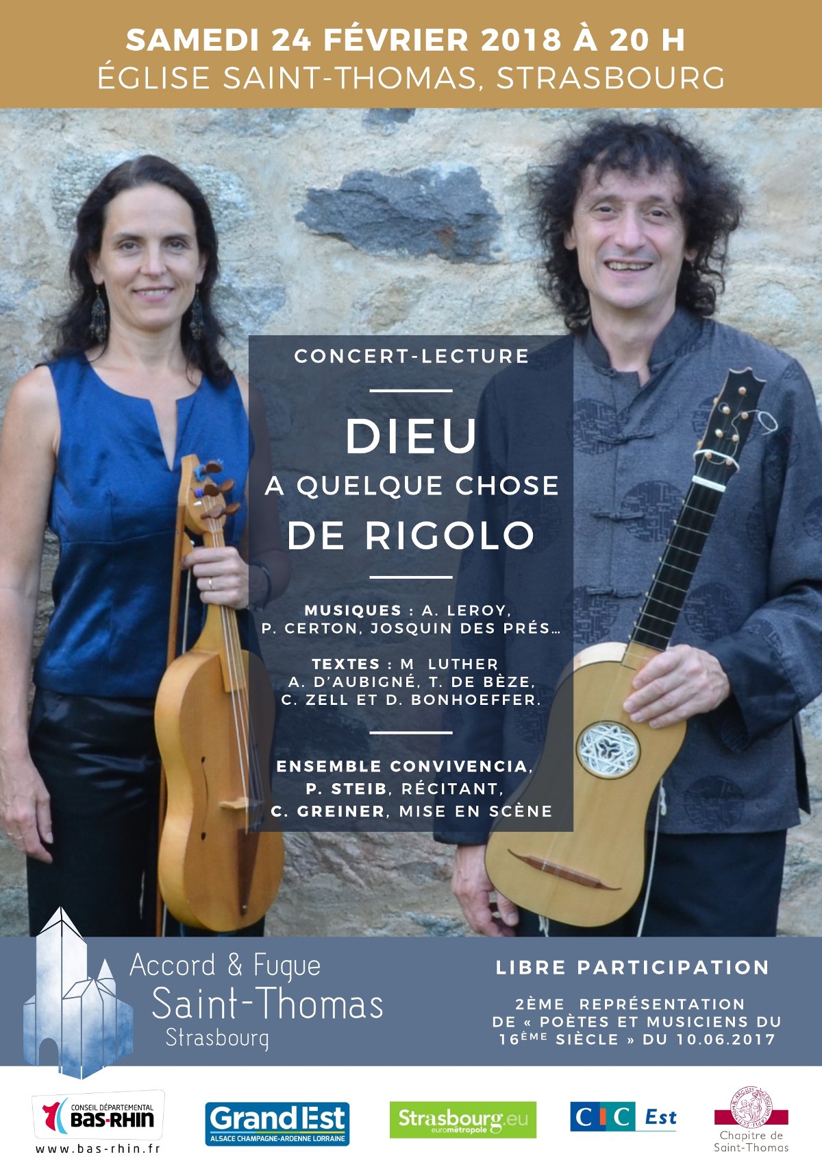 Dieu a quelque chose de rigolo - Concert Saint-Thomas Strasbourg