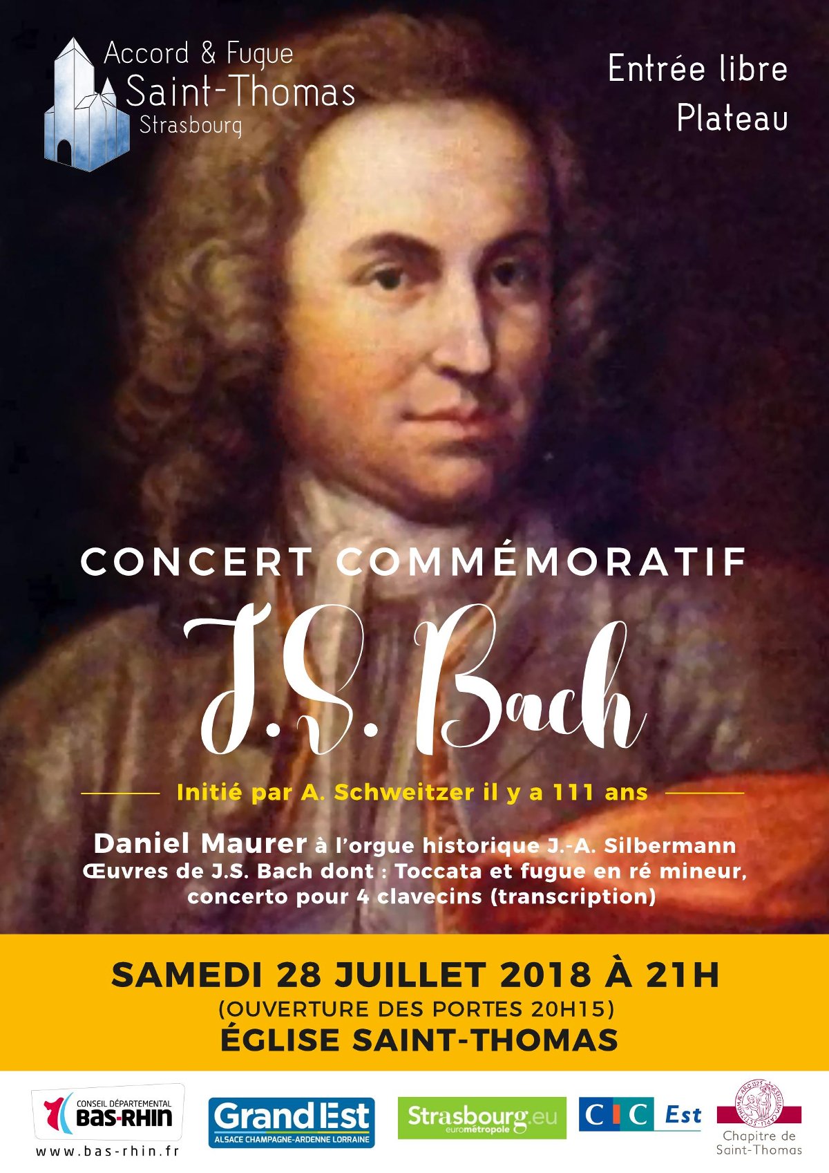 Concert J S Bach Strasbourg Saint Thomas