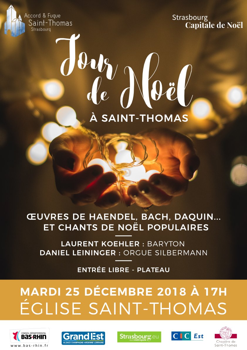 Concert du jour de Noël à Saint-Thomas Strasbourg