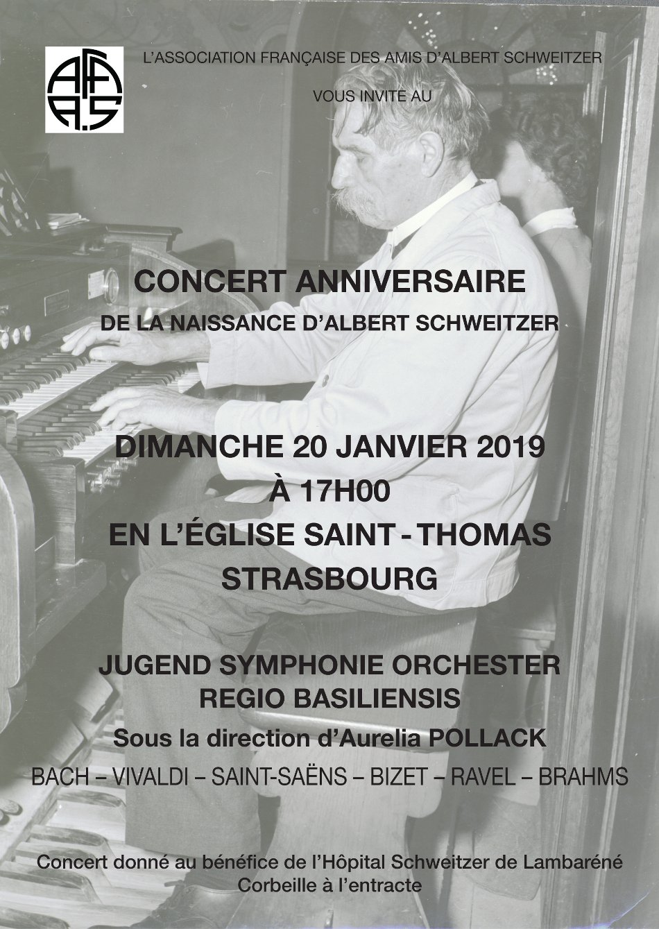 Concert anniversaire de la naissance d'Albert Schweitzer