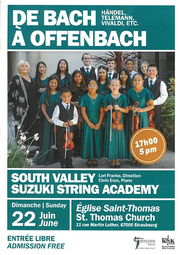 Concert de Bach à Offenbach