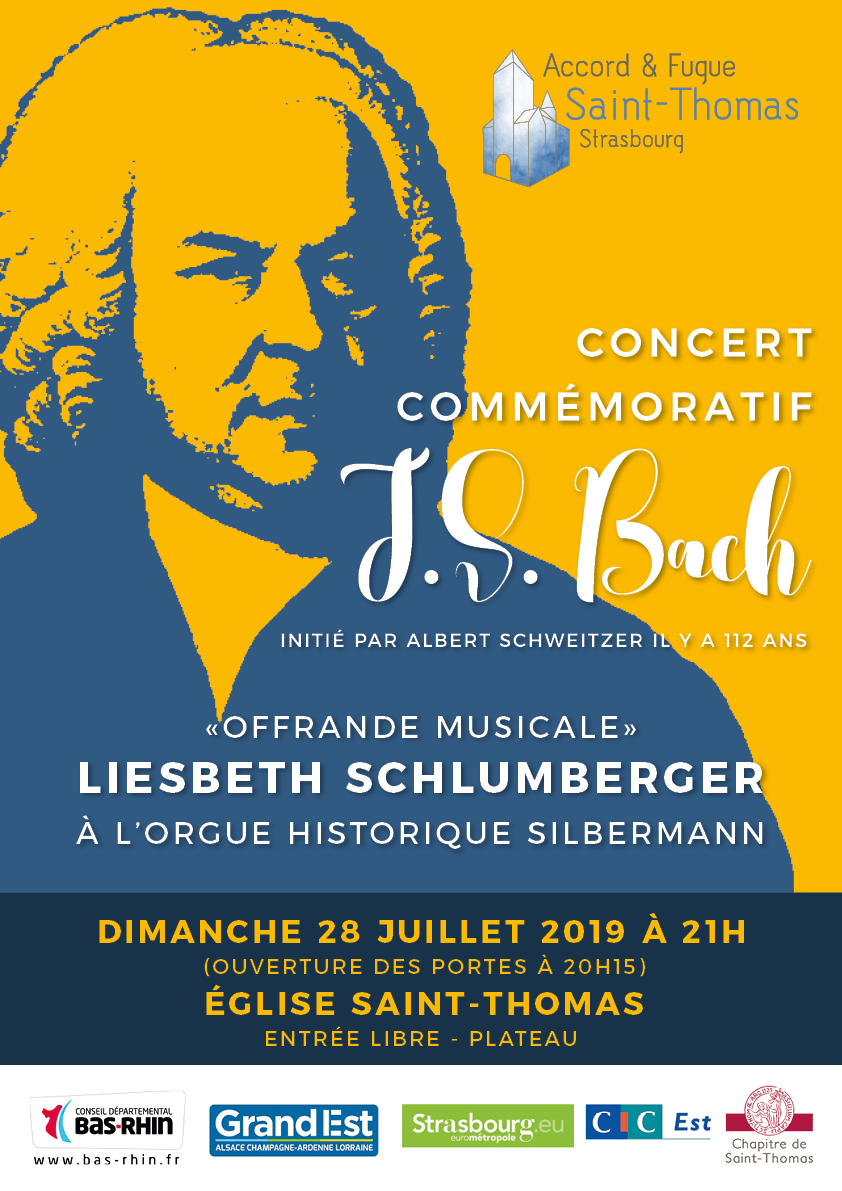 Concert Bach Strasbourg juillet 2019