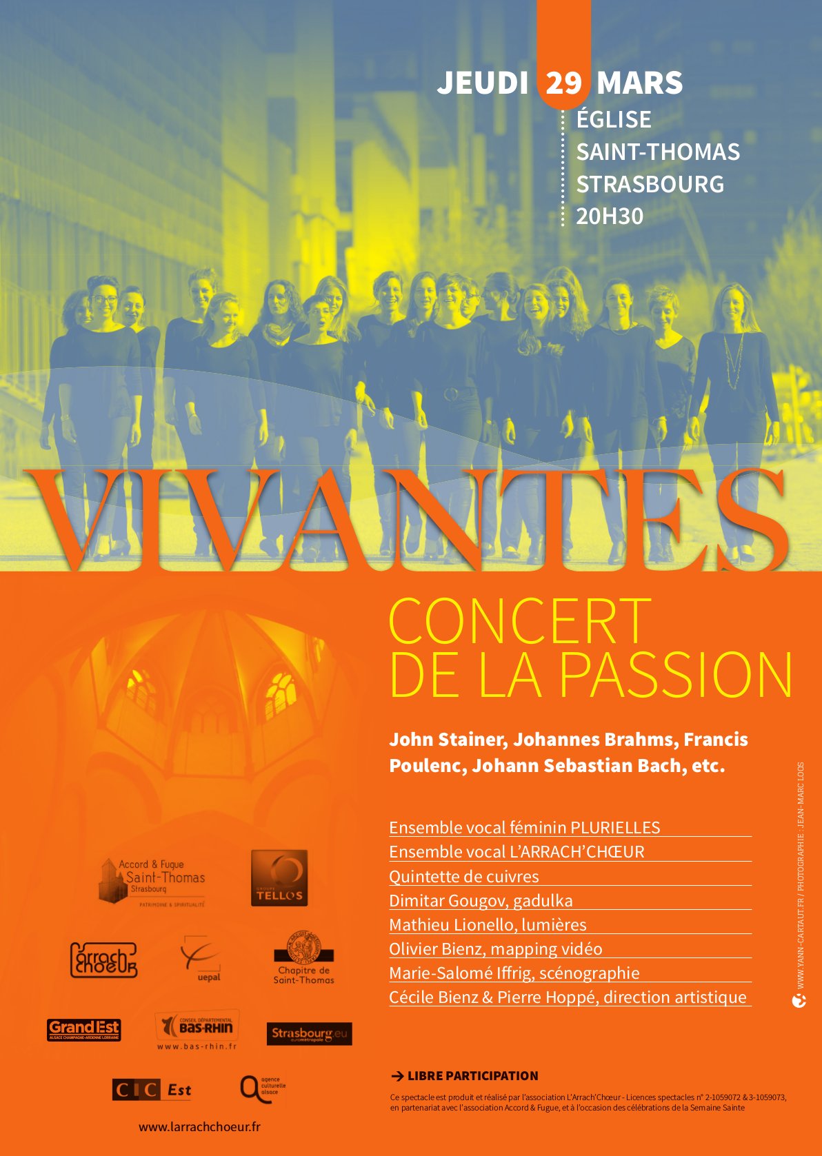 Vivantes, concert de la Passion