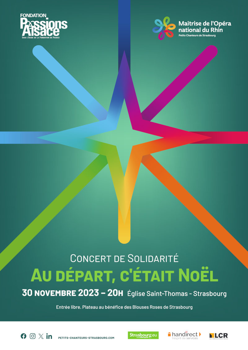 Concert de solidarité Noël Strasbourg