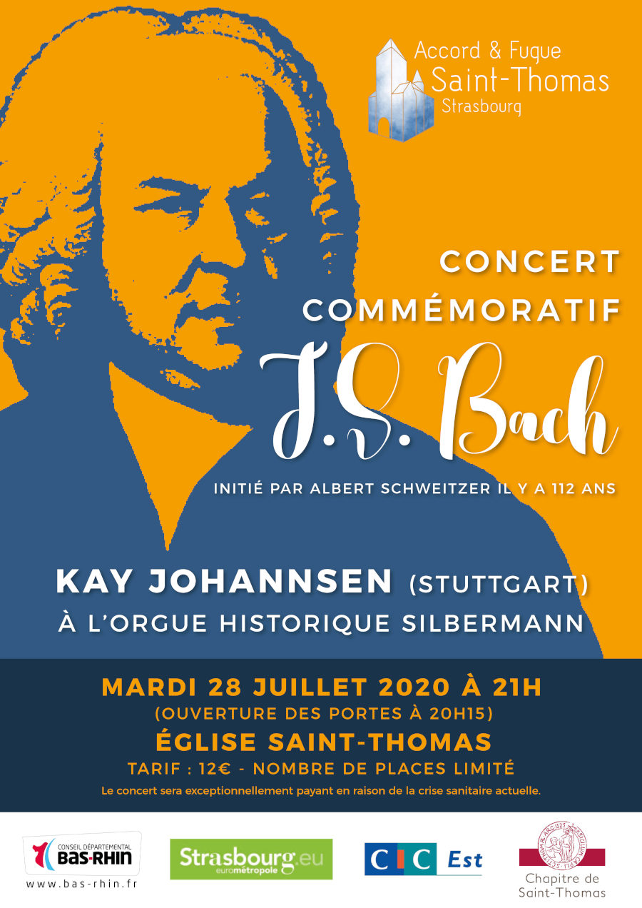 Concert Strasbourg été 2020 J S Bach